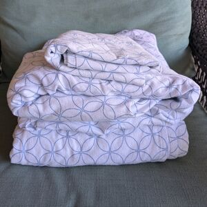 L.L. Bean Patterned Bedding Sheets, Twin, Like New, Cotton, Flannel